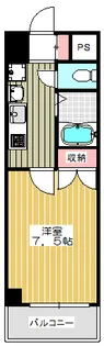 梅田エクセルハイツ【9階】の間取り