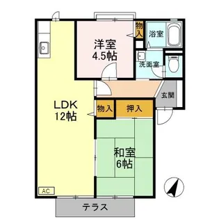 ニュースリーパブリック【1階】の間取り