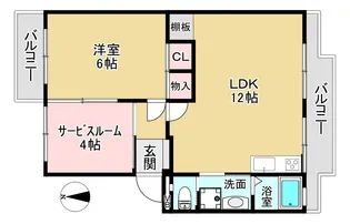アイマンション【3階】の間取り