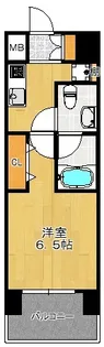 クレストフォルム大阪天満橋【6階】の間取り
