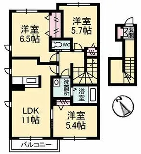 Witch garden【2階】の間取り
