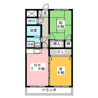 OSCAR HEIGHTS II【4階】の間取り