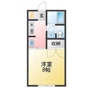 三重津市時田ハウスB【2階】の間取り