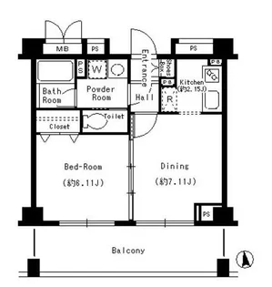フォリアージュ青葉台【3階】の間取り