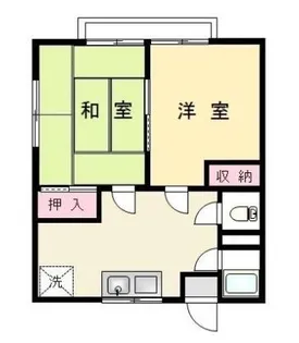 ハイツ中島【1階】の間取り