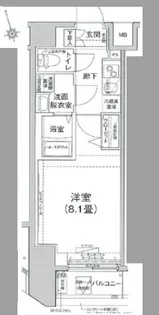アイルグランデ押上イースト【3階】の間取り