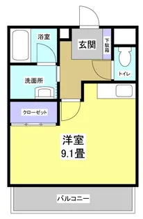 ラフォーレ百園【5階】の間取り