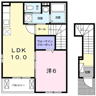 エル・グランツ正雀【2階】の間取り
