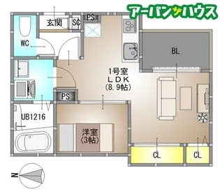 REGALEST 今【1階】の間取り