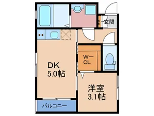 アヴィータ豊島北【1階】の間取り
