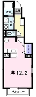 アルドールC【1階】の間取り