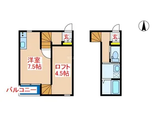 PROUD鹿屋【2階】の間取り