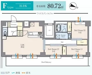 アイビー世田谷レジデンス【1階】の間取り