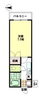 ローズパレス【1階】の間取り