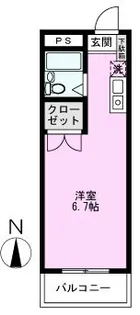 ユニコスクエア【2階】の間取り
