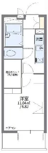 レオパレスESPOIR東伊場【3階】の間取り