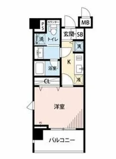 ガーラ大森リバーサイド【4階】の間取り