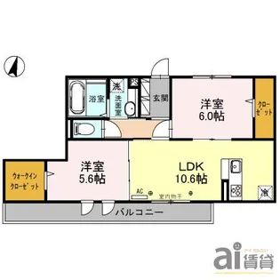 ルピネス【2階】の間取り