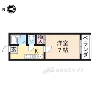 メゾン・ピサンリ【1階】の間取り