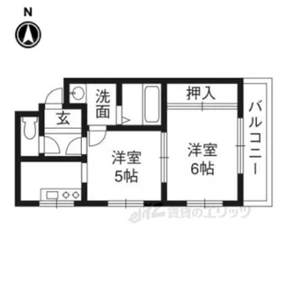 カーサ西陣【3階】の間取り