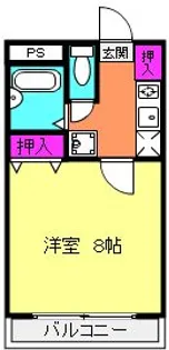 ハイツアミーゴ【1階】の間取り