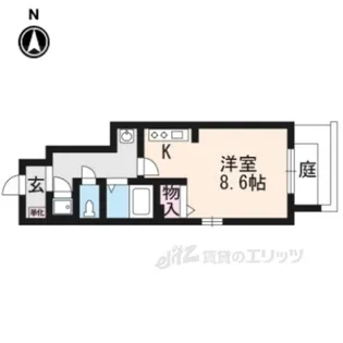 ハイツ喜望峰【1階】の間取り