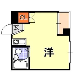 ロイヤルイン二宮【11階】の間取り