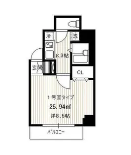 PALAZZO秀亜【4階】の間取り