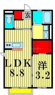 コンフォート柏【2階】の間取り