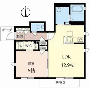 シャーメゾン希II【1階】の間取り