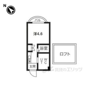 エヌエムドゥーズ【2階】の間取り