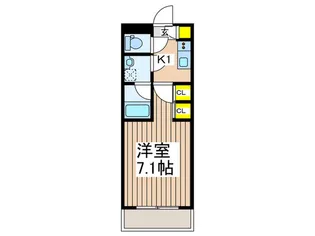 プライマル片瀬江ノ島【4階】の間取り