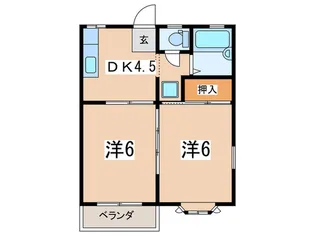 エルザ湘南【2階】の間取り