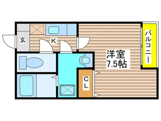 クレフラスト大同町【1階】の間取り