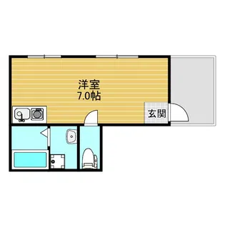 コスモハイツ【4階】の間取り