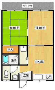 プレジデンスタバタ【1階】の間取り