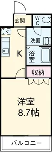 ラ・ヴィーブル【1階】の間取り