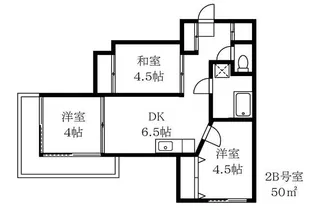 清澄マンション【2階】の間取り
