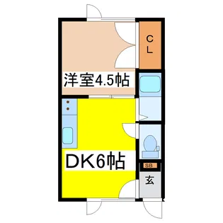 F・BOX(エフボックス)【2階】の間取り