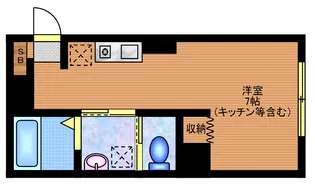 ヴィラ・フローレンスII【2階】の間取り