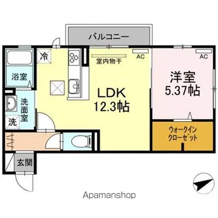 パティオ武中II【1階】の間取り