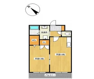 テネレッツア【2階】の間取り