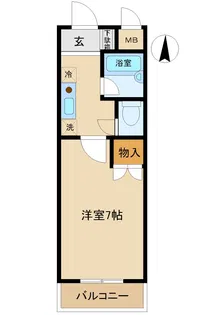 やすらぎ前橋ハイツ【2階】の間取り