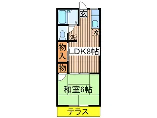 ヒルサイド臼井の間取り