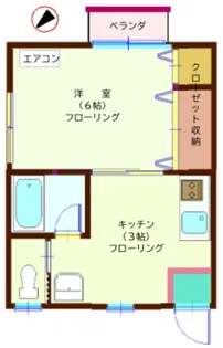 新子安コア【2階】の間取り