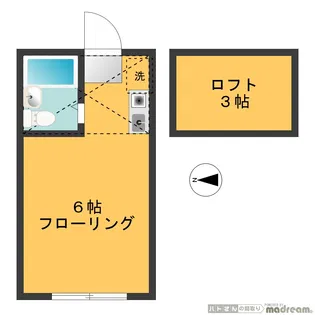ハイムS【2階】の間取り