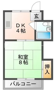 中川マンション【1階】の間取り