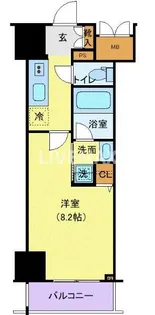 ロイジェントパークス千葉中央【14階】の間取り