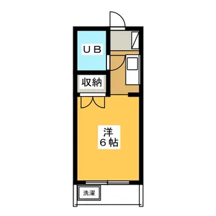 ホワイトパレスB【1階】の間取り
