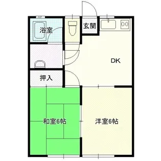 サングリーン和田山102【2階】の間取り